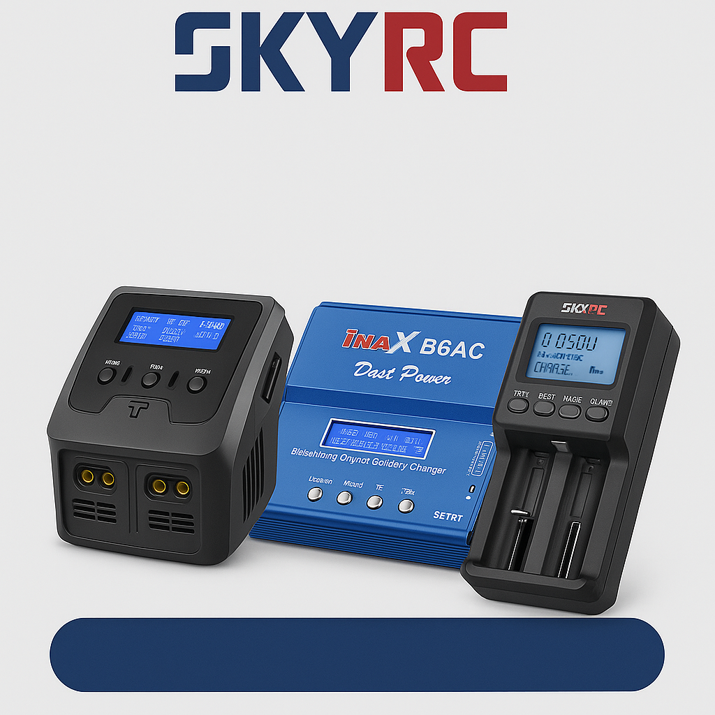 Зарядні пристрої та електроніка SkyRC — офіційний дистриб’ютор батарейки.com.ua